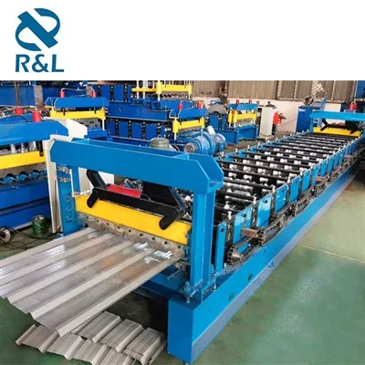 Máquina formadora de rollos de techo de metal portátil